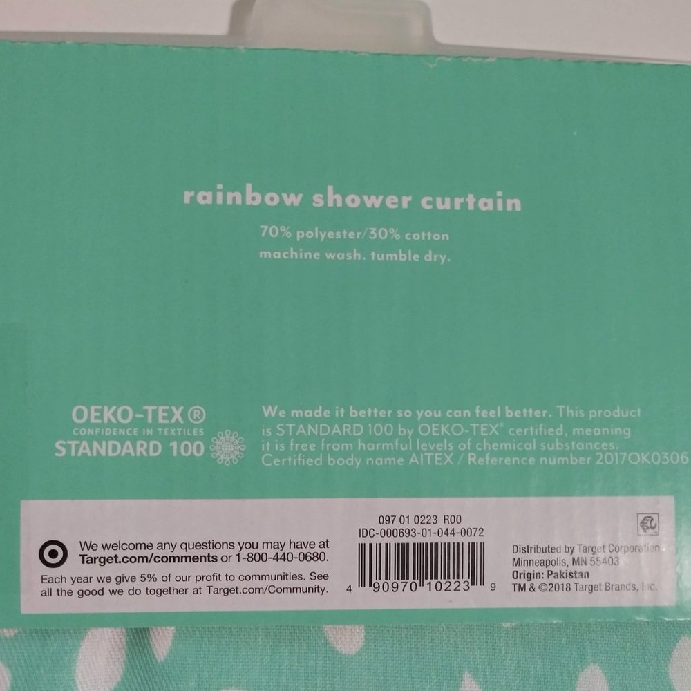 Rainbow Shower Curtain - Picture 4 of 6